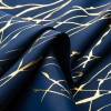 African and American bestseller cross-border forest branch silver Foil gilded blackout curtain Foil Print curtain Application Scenario